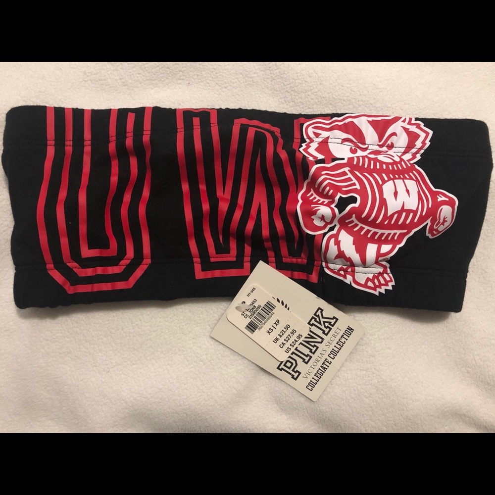 NWT Wisconsin Badgers bandeau.